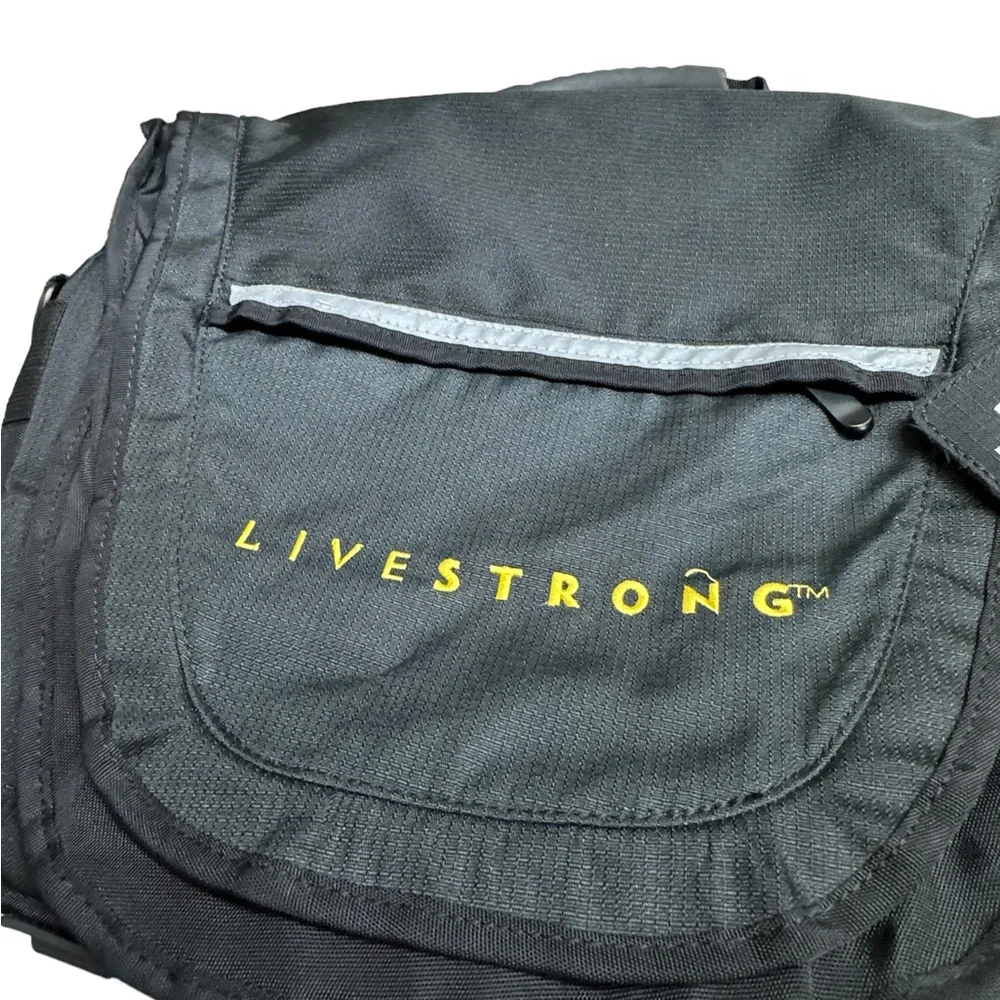 Lance Armstrong Live Strong Black Yellow High End Laptop Bag MINTY
